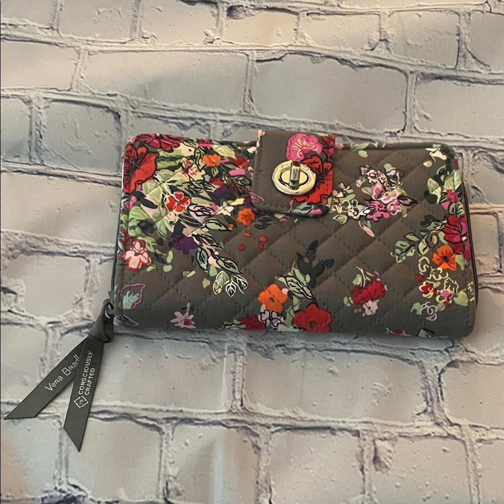 Vera Bradley Multicolor Floral Quilted Wallet